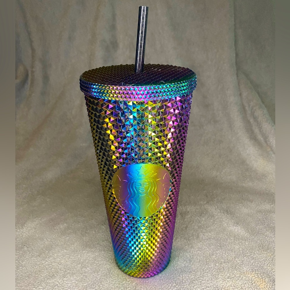NWT Starbucks Halloween 2023 oil slick rainbow iridescent Venti tumbler 24oz
